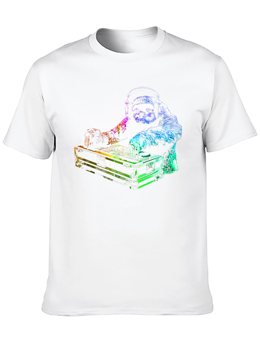 DJ Sloth Graphic Tee - Black