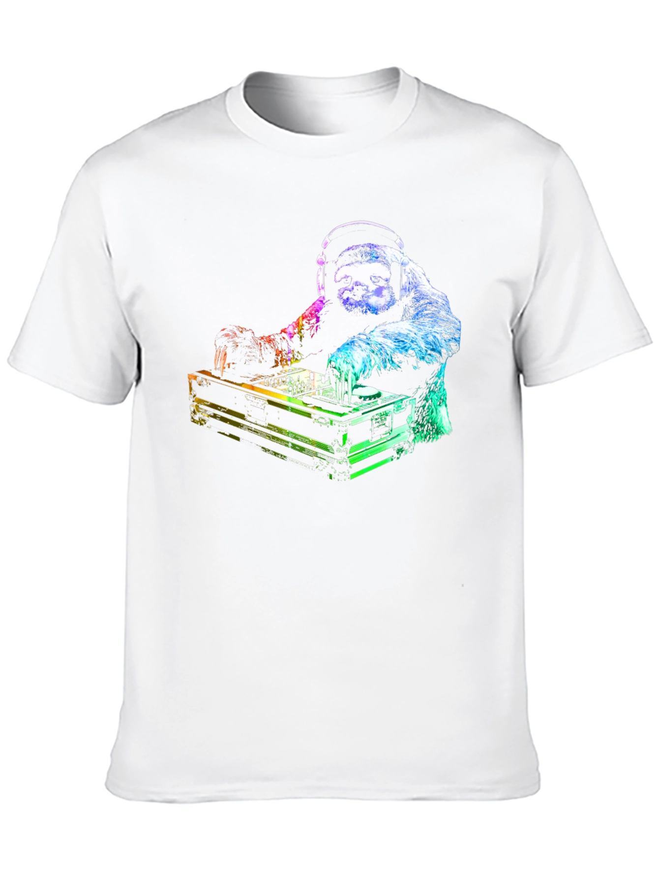 DJ Sloth Graphic Tee - Black