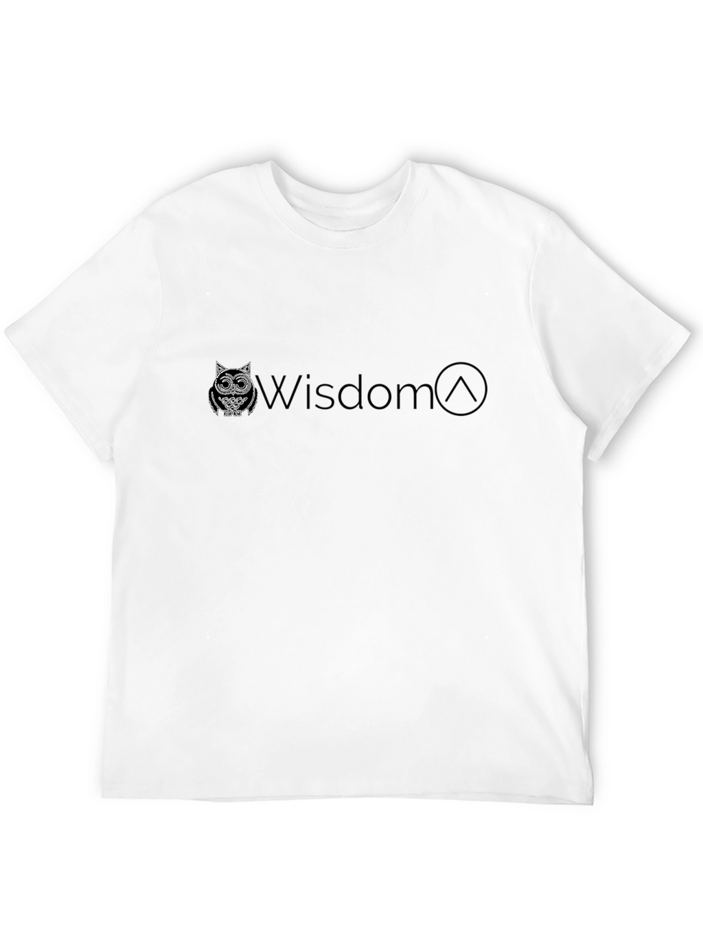 Wisdom Owl Graphic Tee - Soft Black T-Shirt