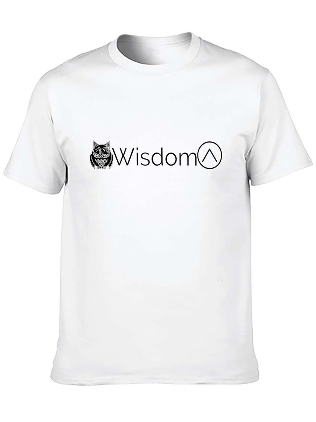 Wisdom Owl Graphic Tee - Soft Black T-Shirt