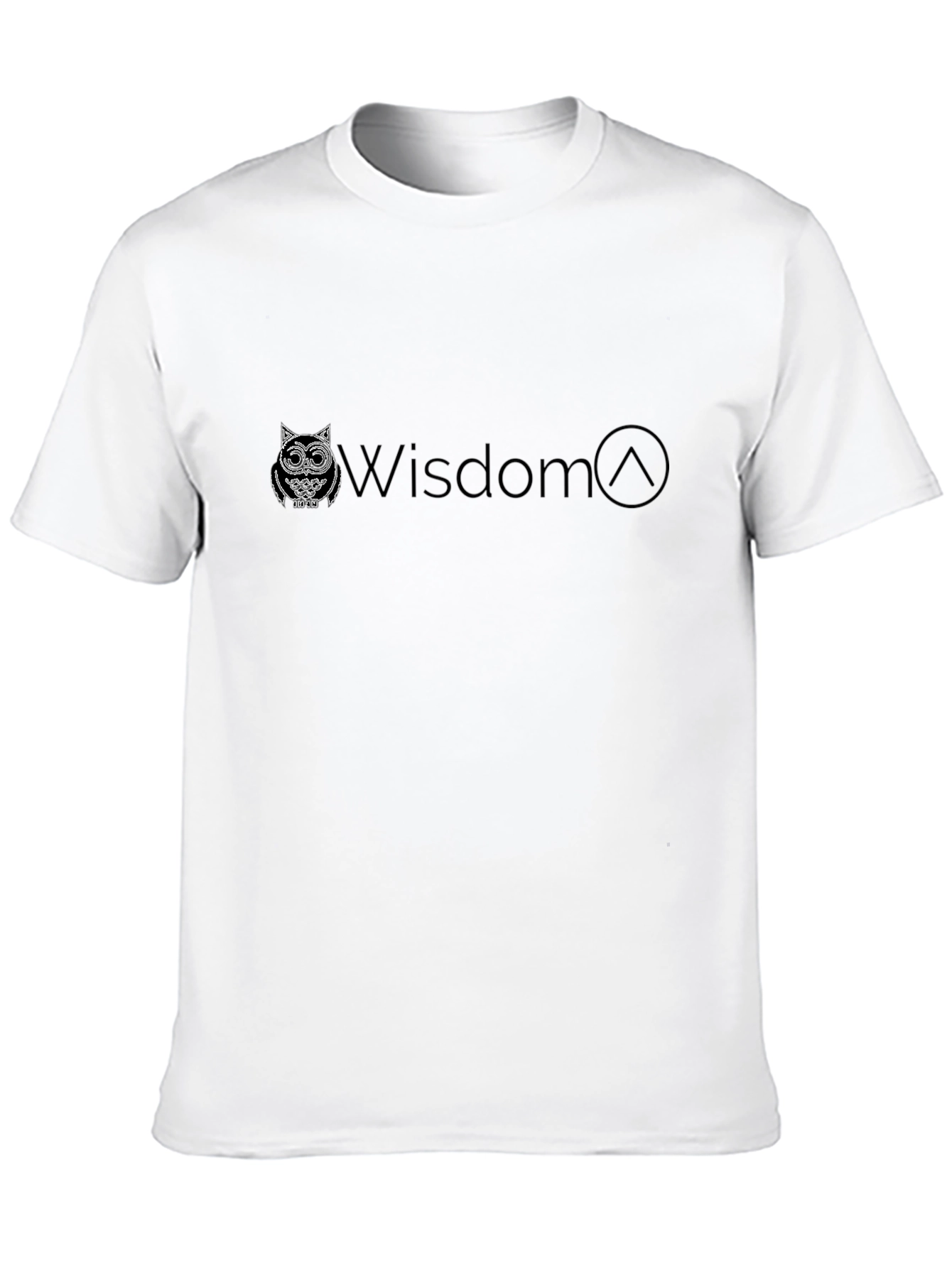 Wisdom Owl Graphic Tee - Soft Black T-Shirt