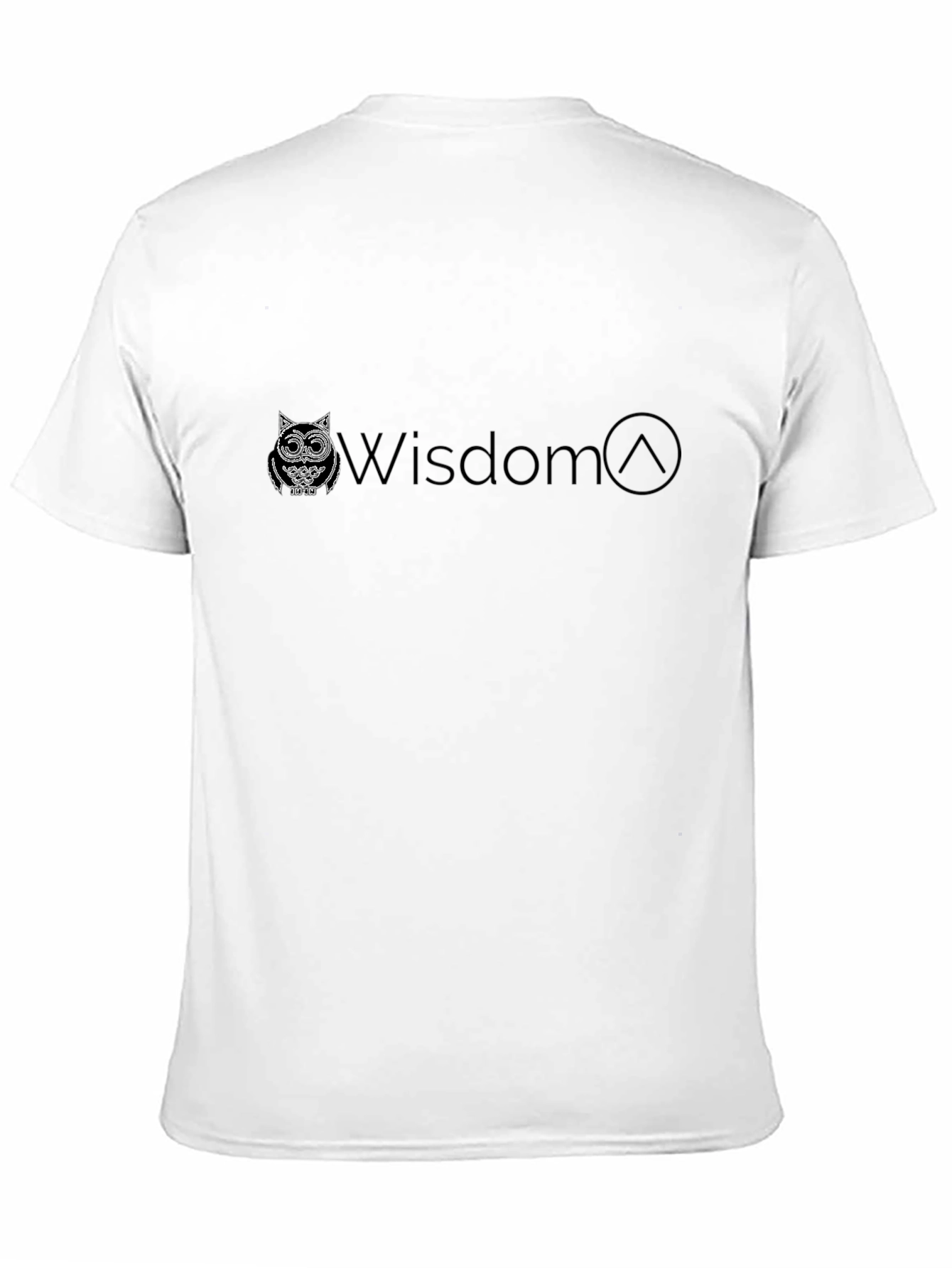 Wisdom Owl Graphic Tee - Soft Black T-Shirt