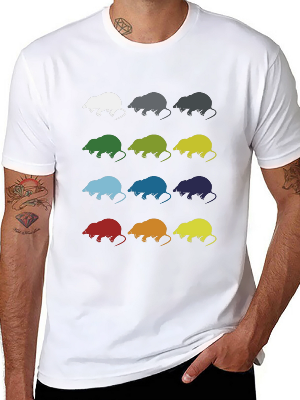 Pop Art Mole T-Shirt | Unique Graphic Tee
