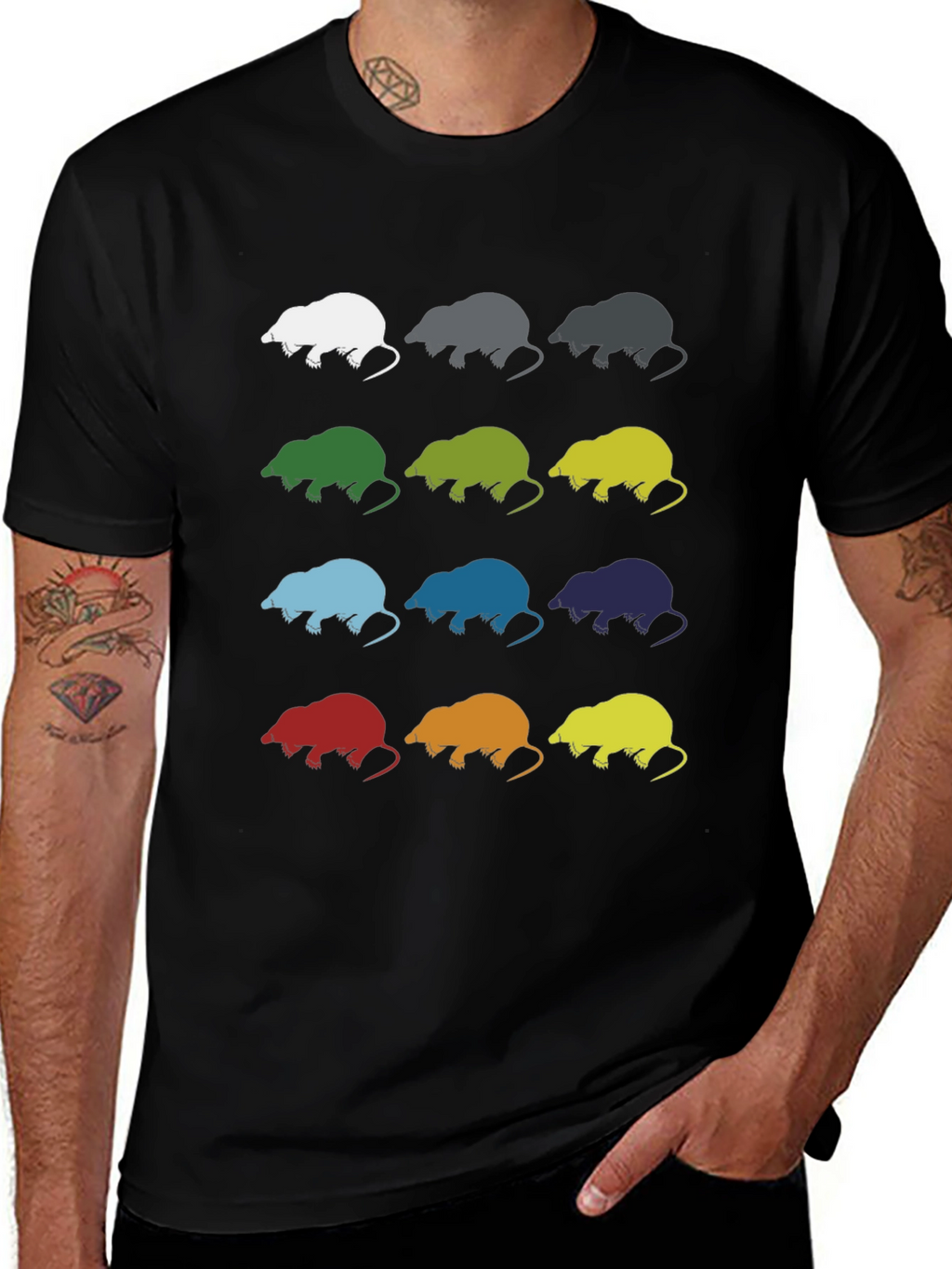 Pop Art Mole T-Shirt | Unique Graphic Tee