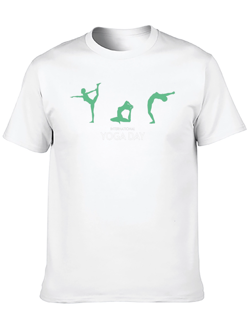 International Yoga Day Black T-Shirt