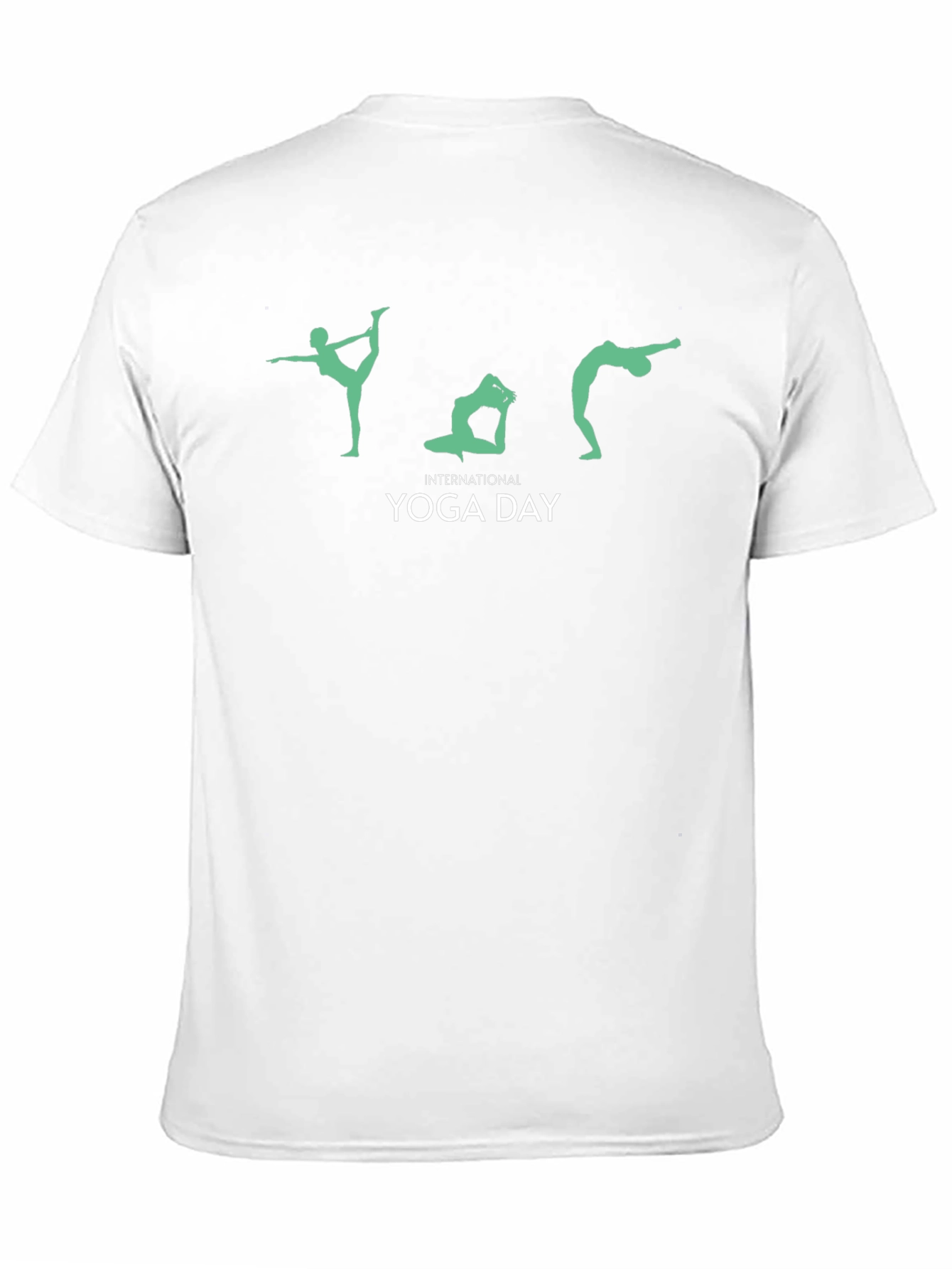 International Yoga Day Black T-Shirt