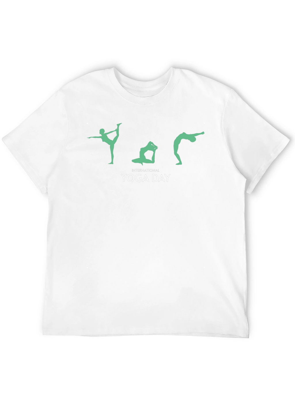 International Yoga Day Black T-Shirt