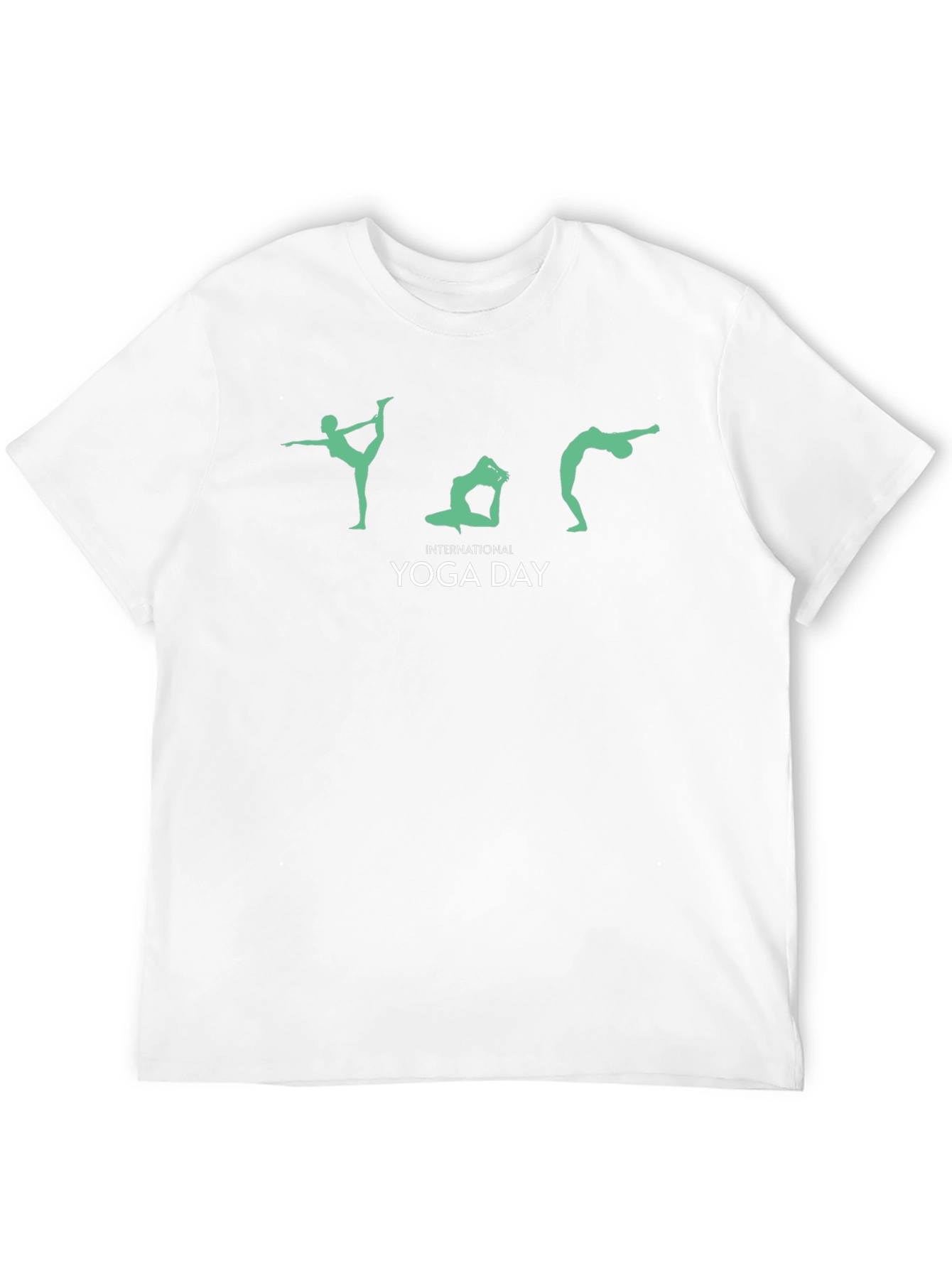 International Yoga Day Black T-Shirt