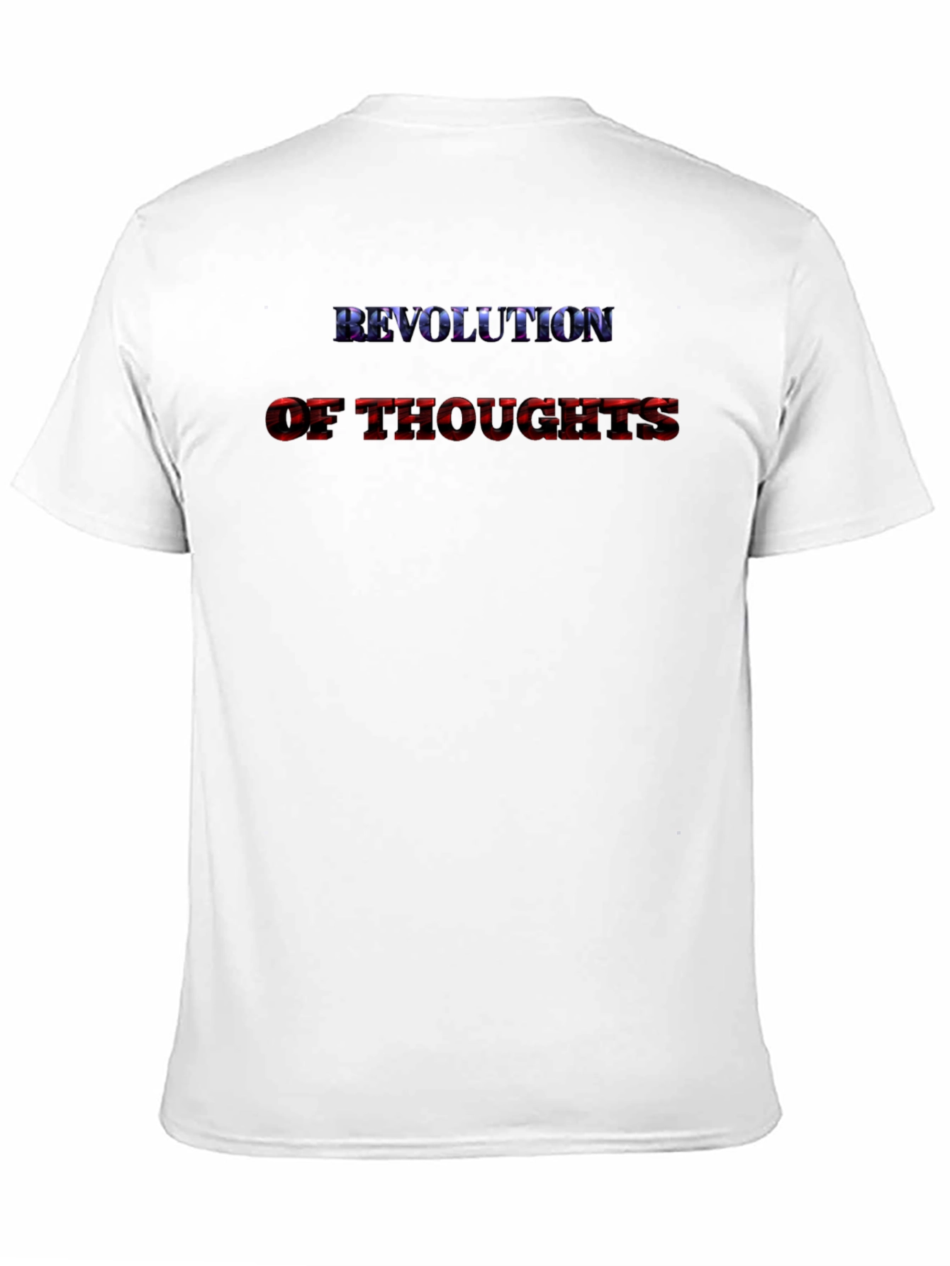 Revolution of Thoughts Graphic Tee - Black Cotton Shirt
