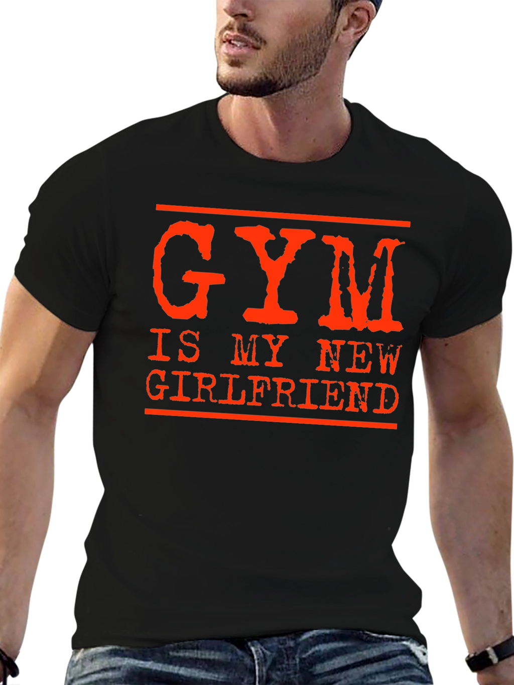 Gym is My New Girlfriend Graphic Tee