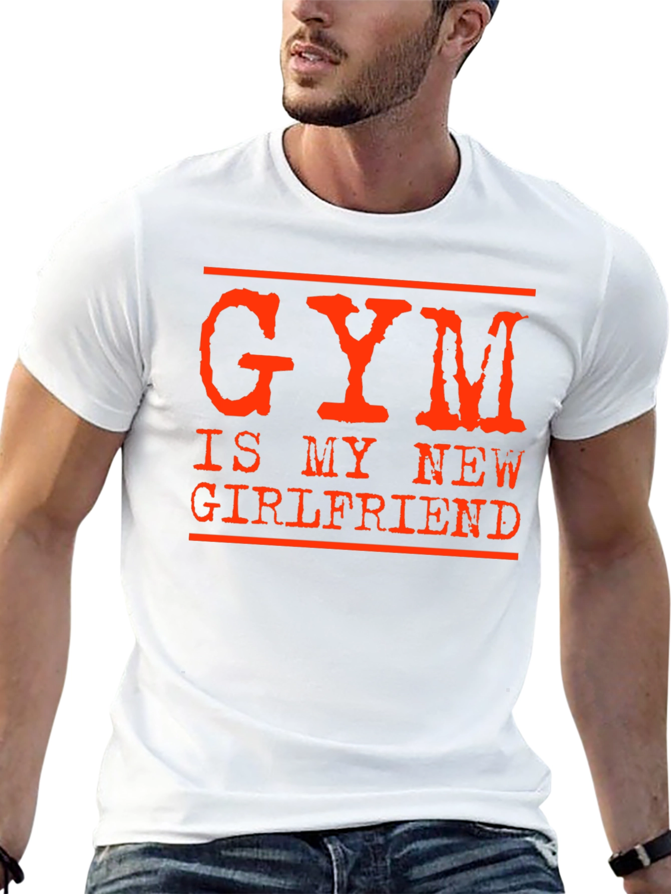 Gym is My New Girlfriend Graphic Tee