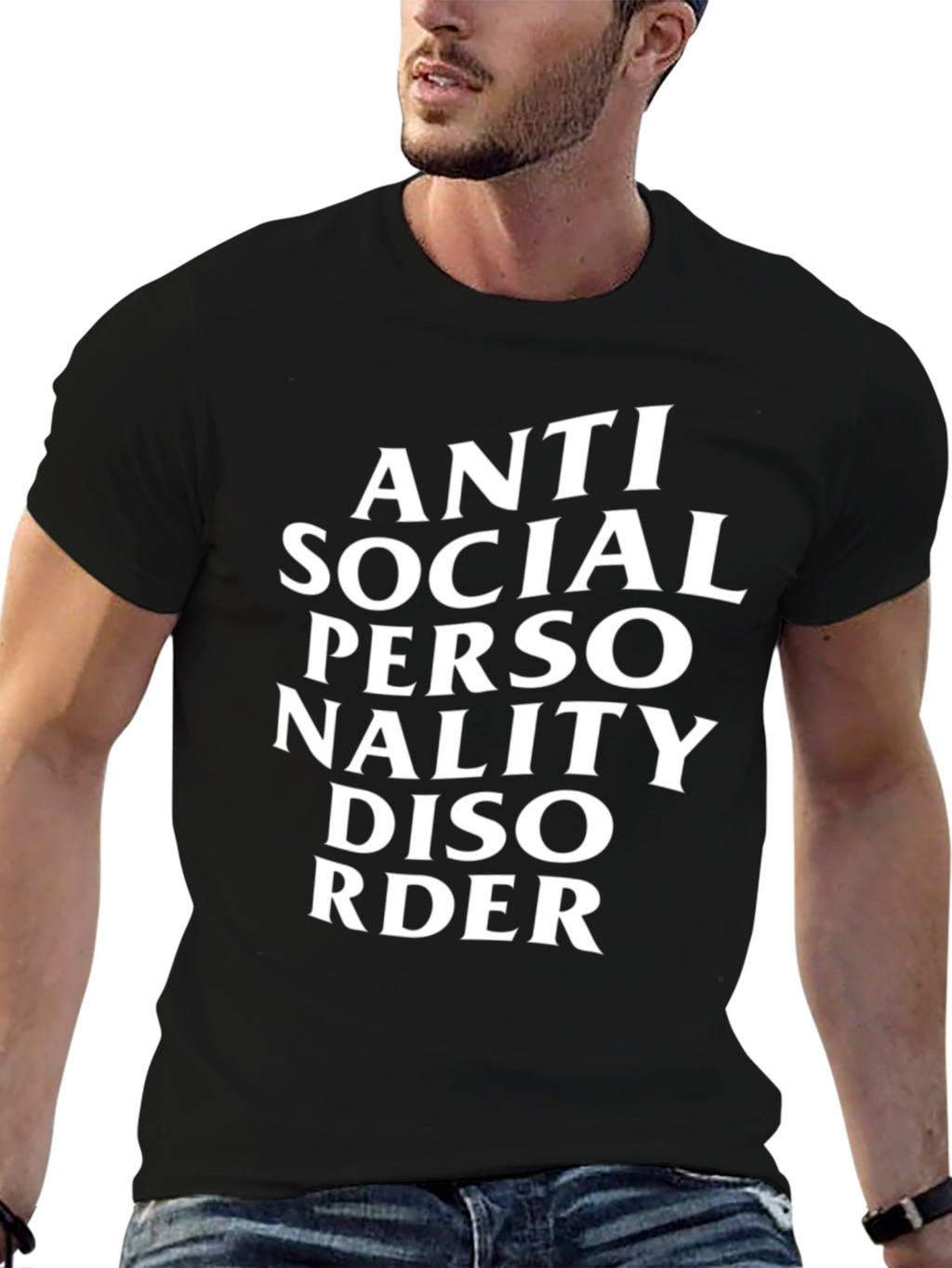 Anti Social Personality Disorder Black T-Shirt
