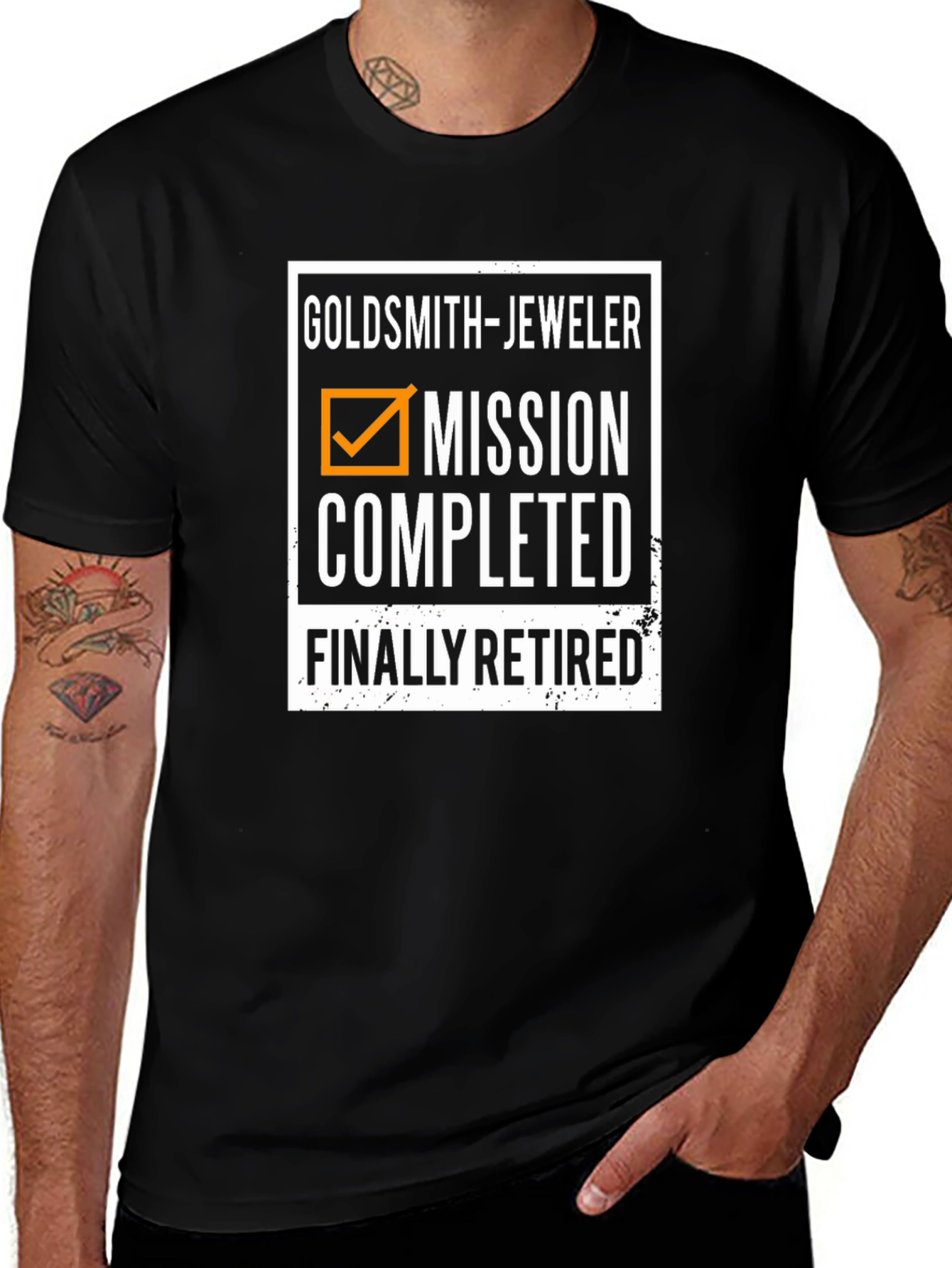 Goldsmith Jeweler Retired T-Shirt - Mission Completed!