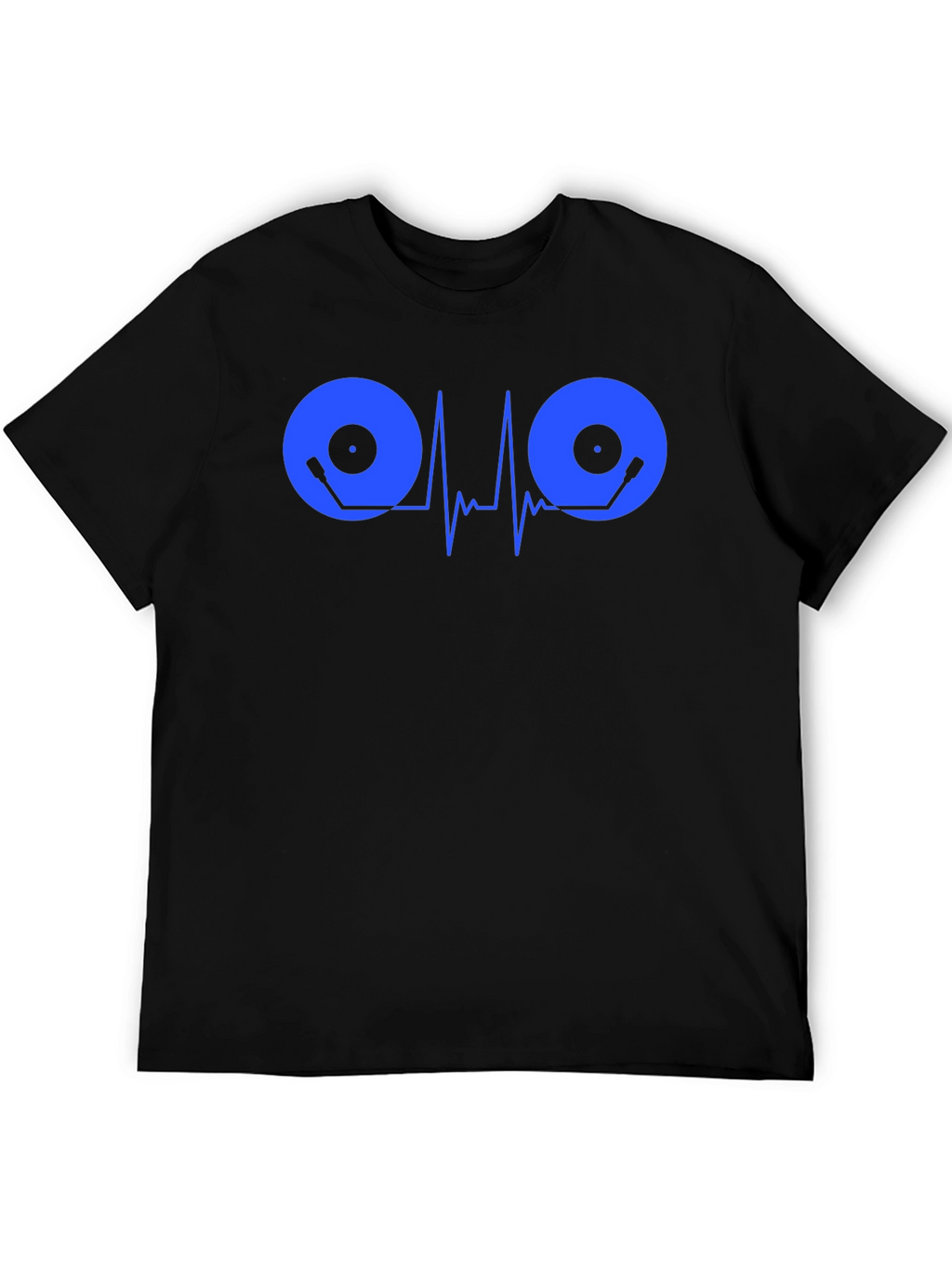 DJ Heartbeat Graphic T-Shirt - Black