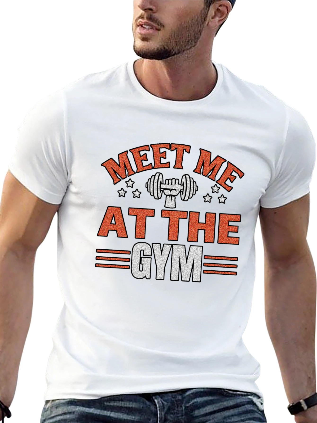 Meet Me At The Gym Black T-Shirt