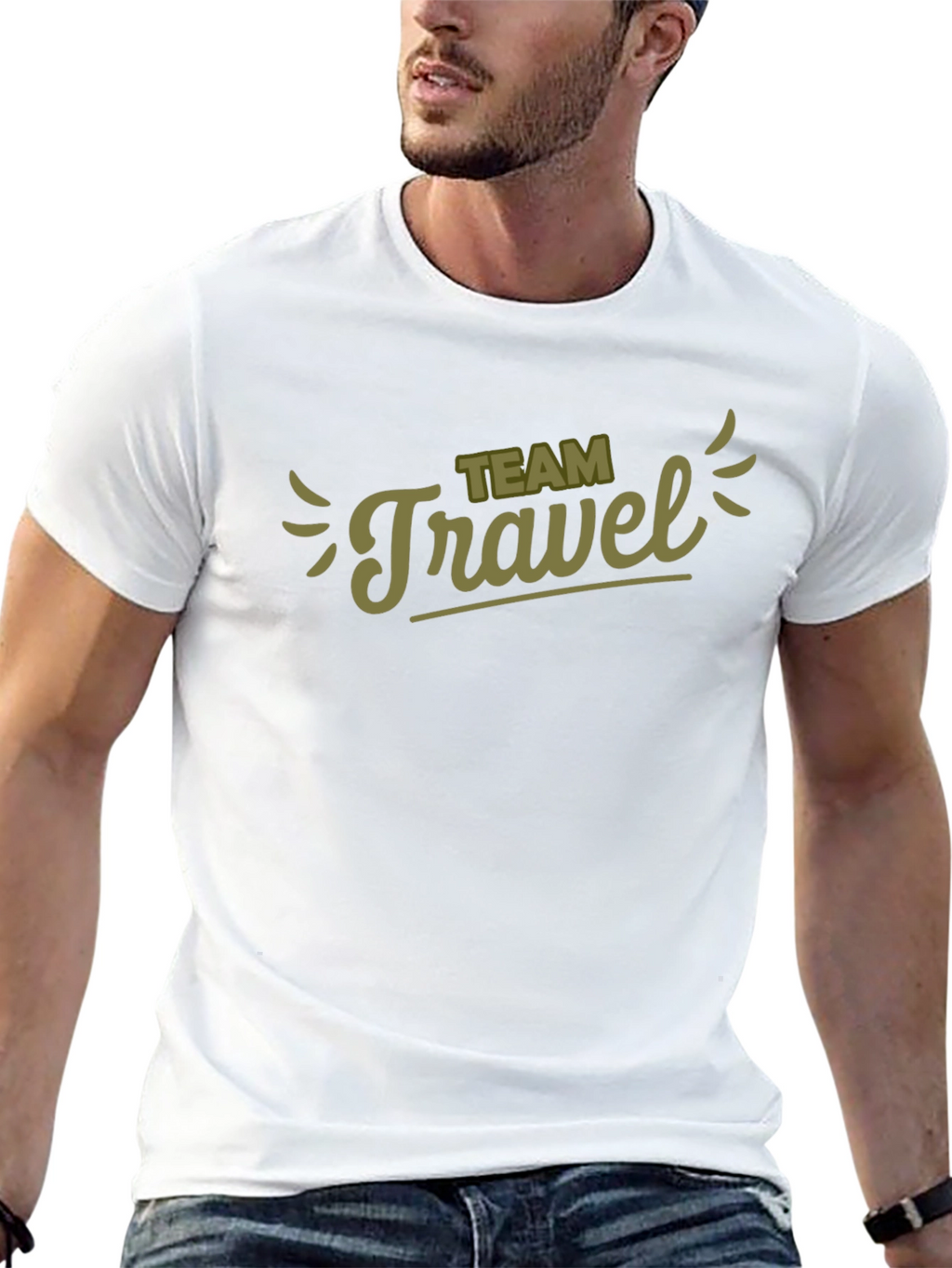 Team Travel Graphic Tee - Casual Comfort