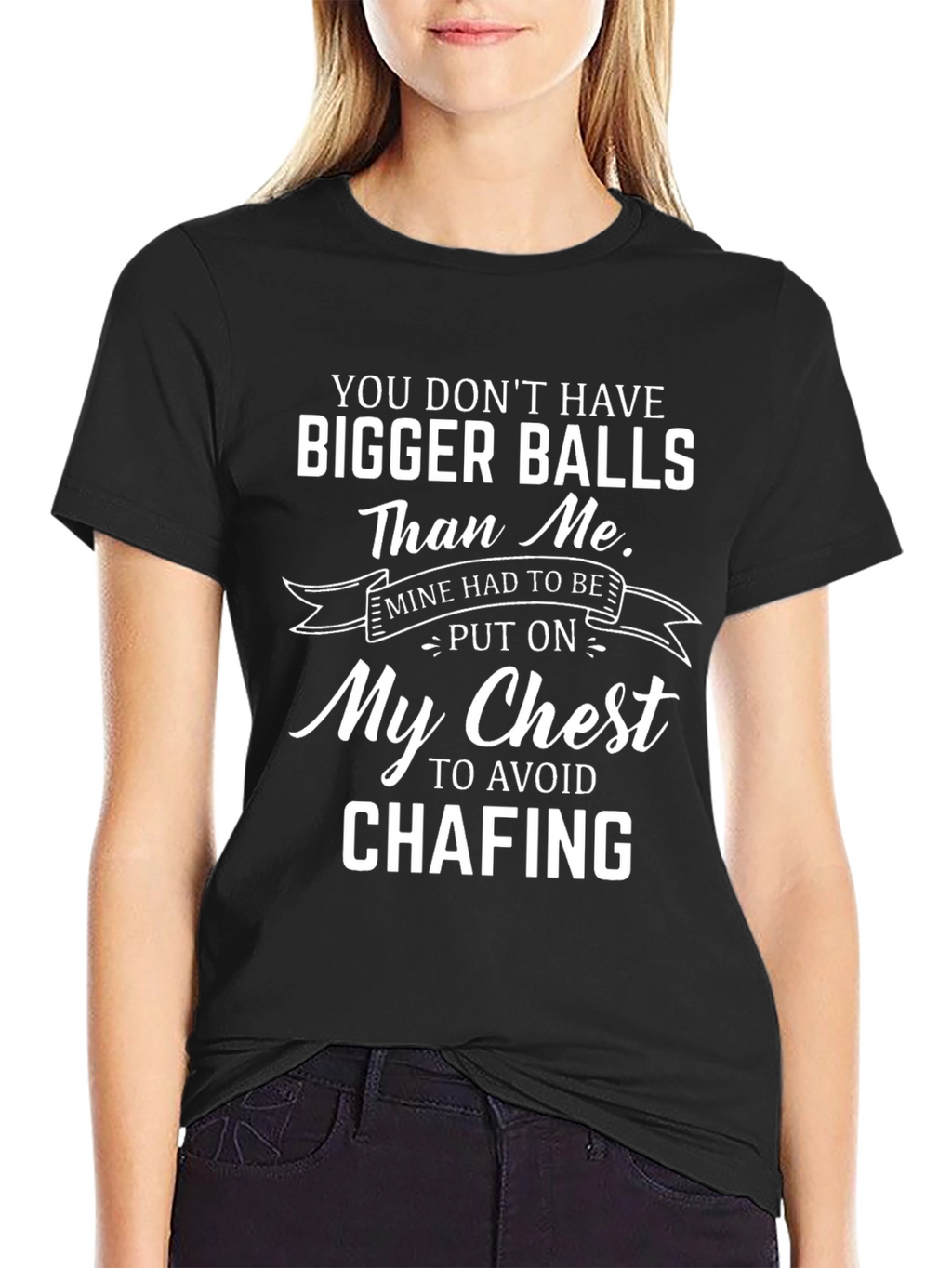 Funny Bigger Balls Graphic Tee - Novelty T-Shirt