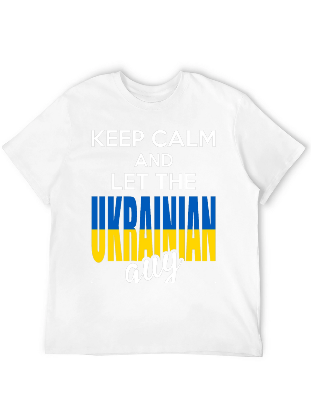 Keep Calm Ukrainian Guy T-Shirt - Black
