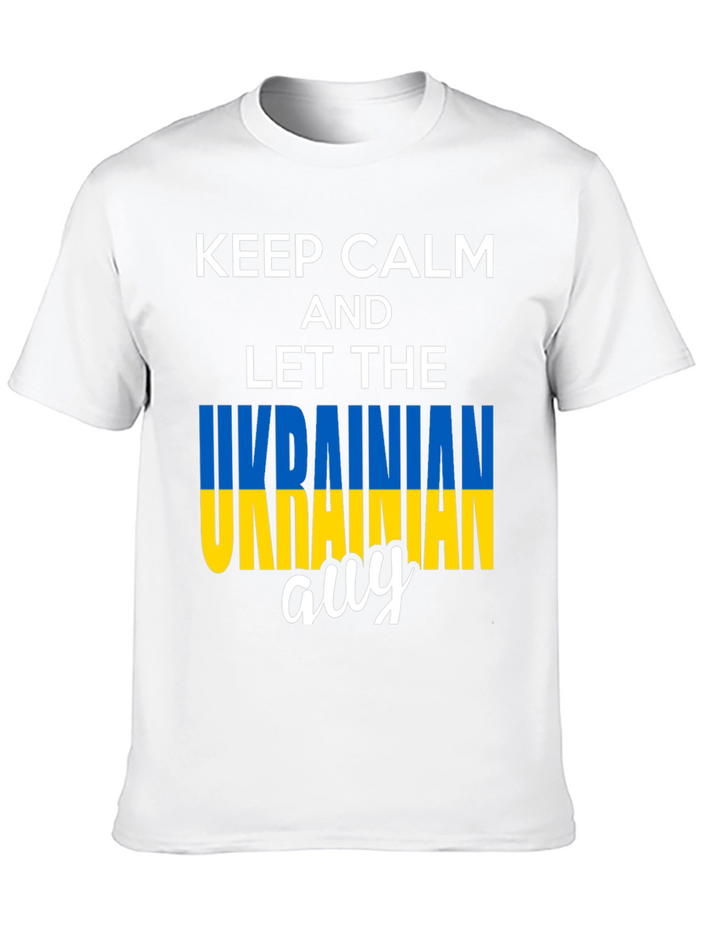 Keep Calm Ukrainian Guy T-Shirt - Black