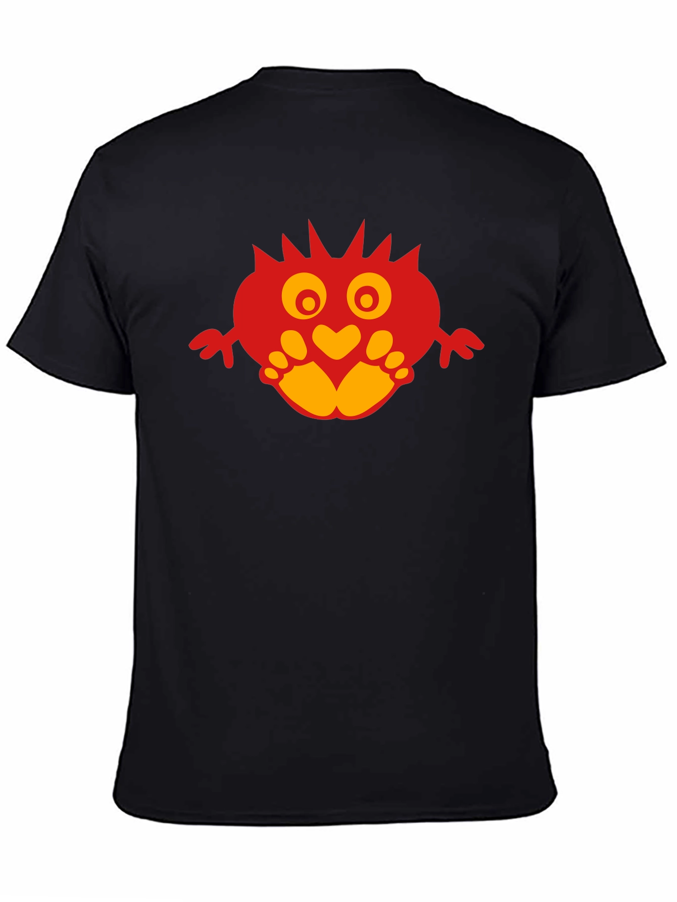 Monster Graphic Black T-Shirt