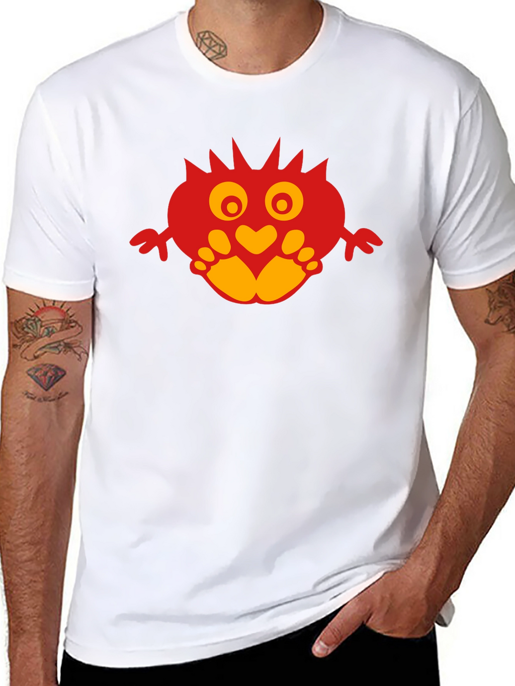 Monster Graphic Black T-Shirt