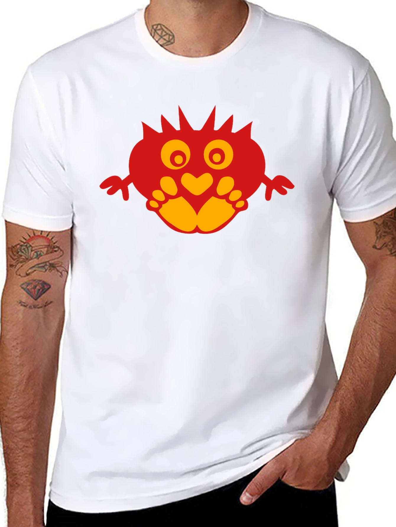 Monster Graphic Black T-Shirt