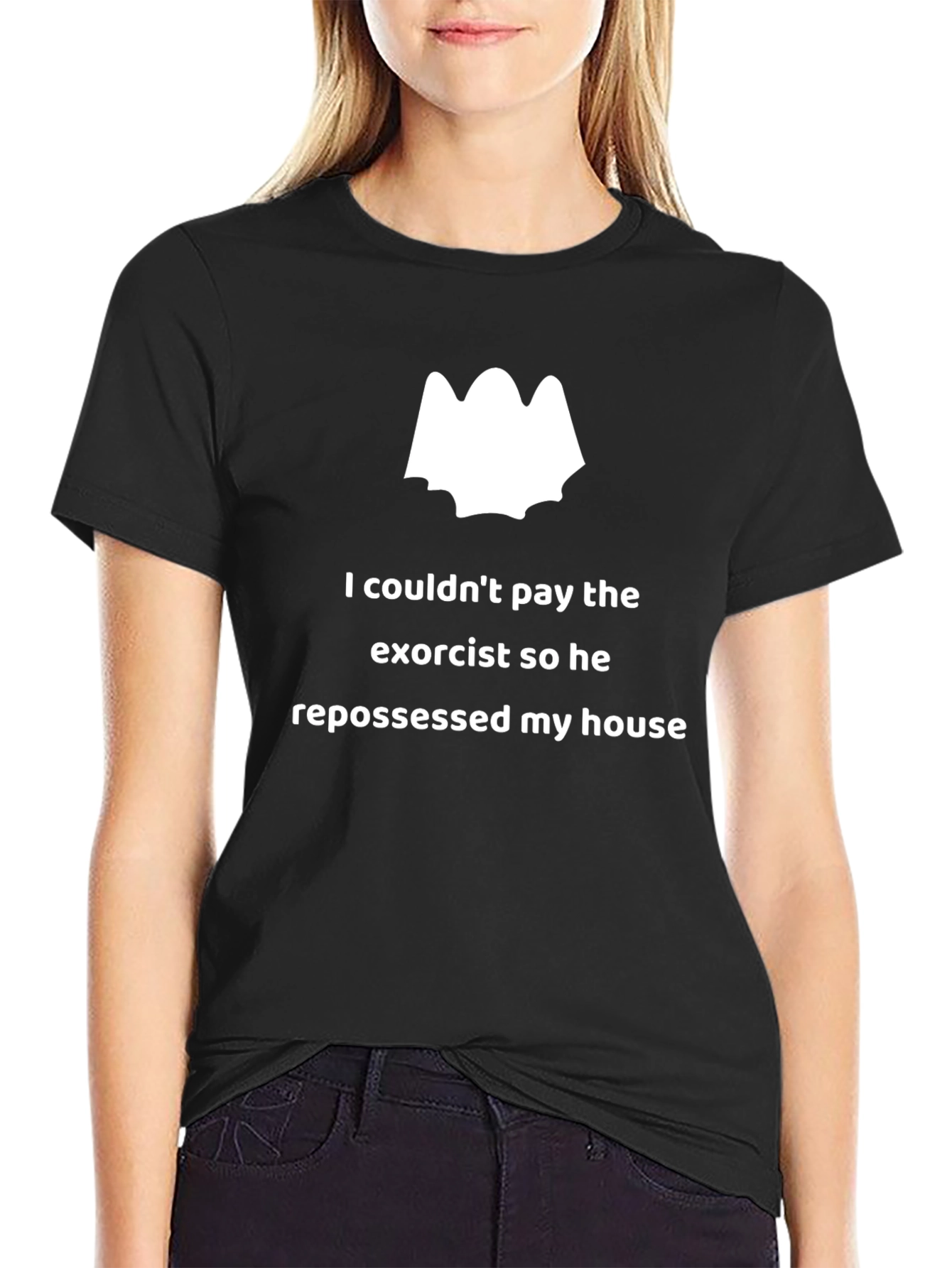Funny Ghost Repossessed House T-Shirt