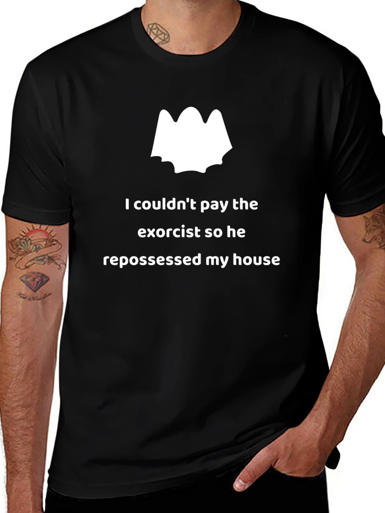 Funny Ghost Repossessed House T-Shirt