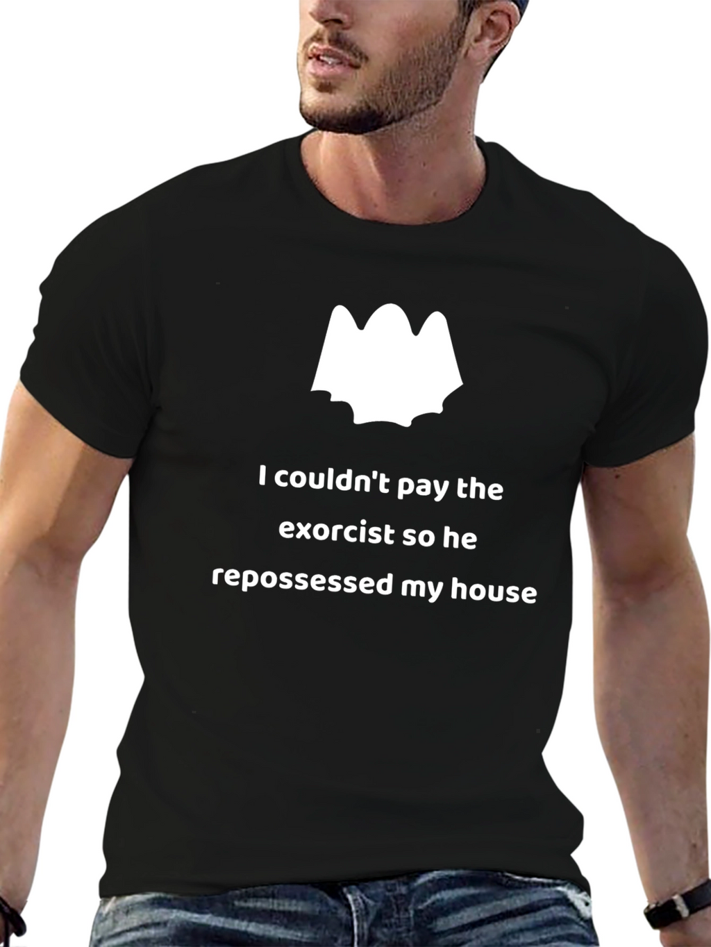 Funny Ghost Repossessed House T-Shirt