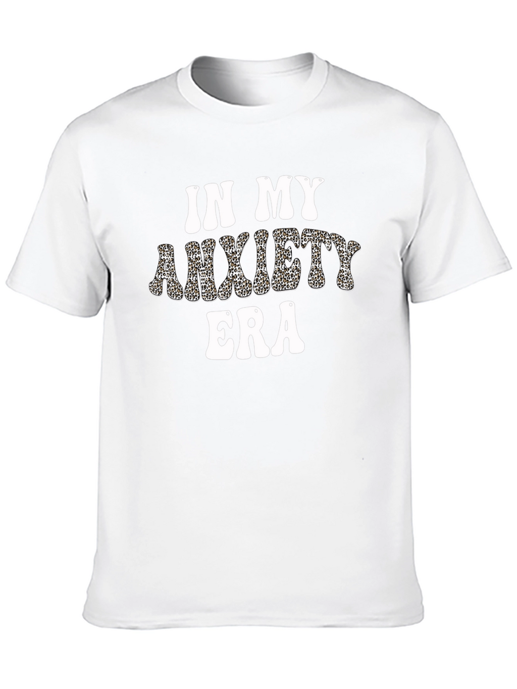 In My Anxiety Era Black Graphic Tee