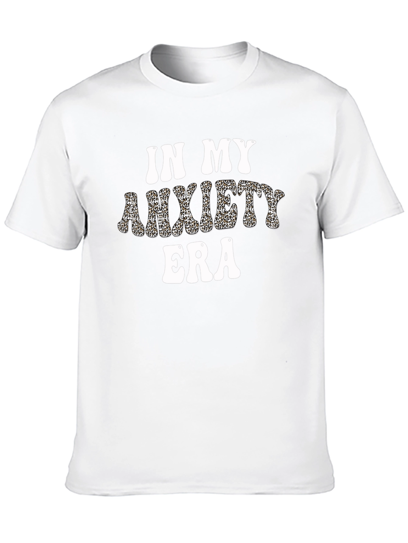 In My Anxiety Era Black Graphic Tee