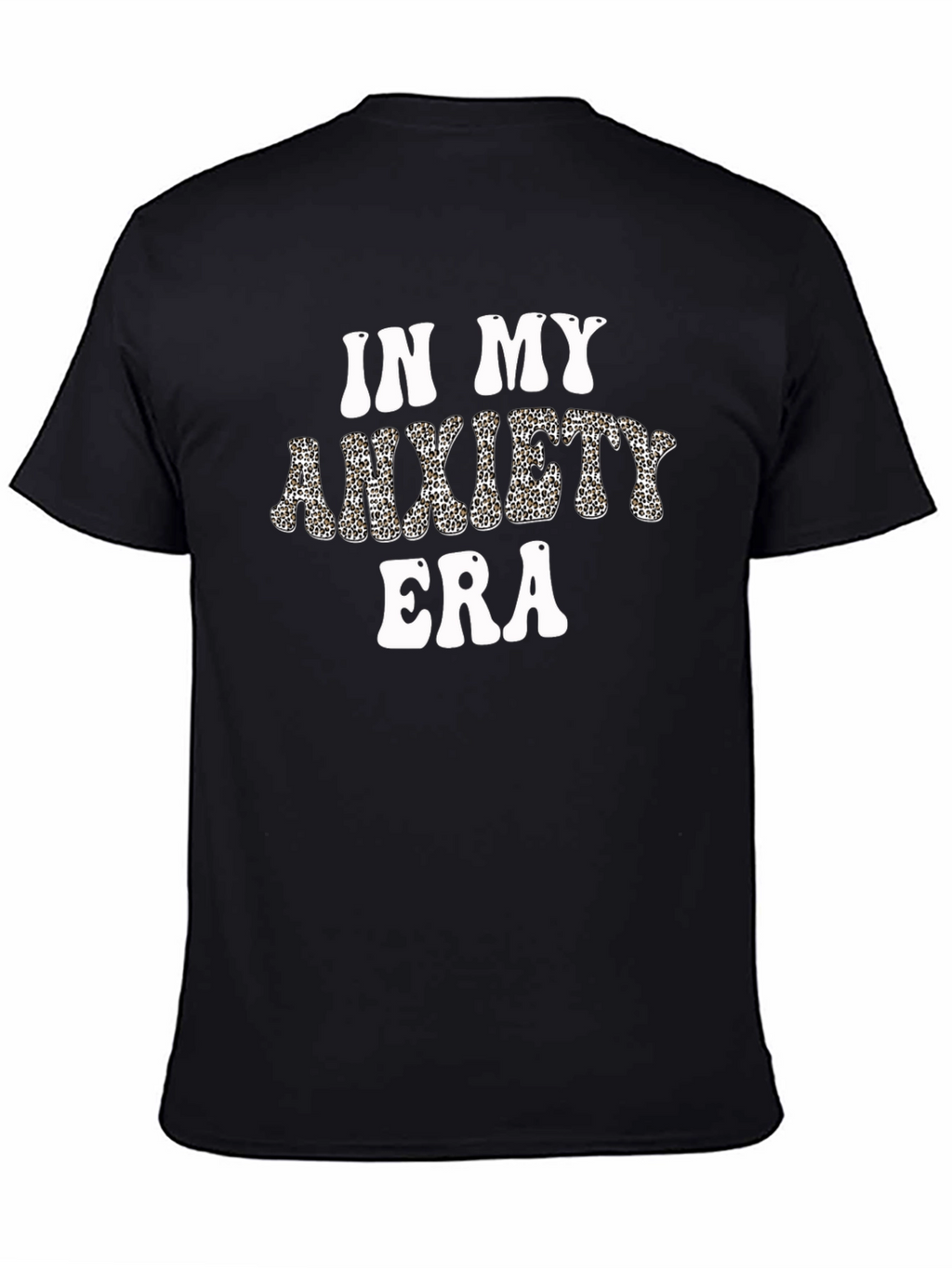 In My Anxiety Era Black Graphic Tee