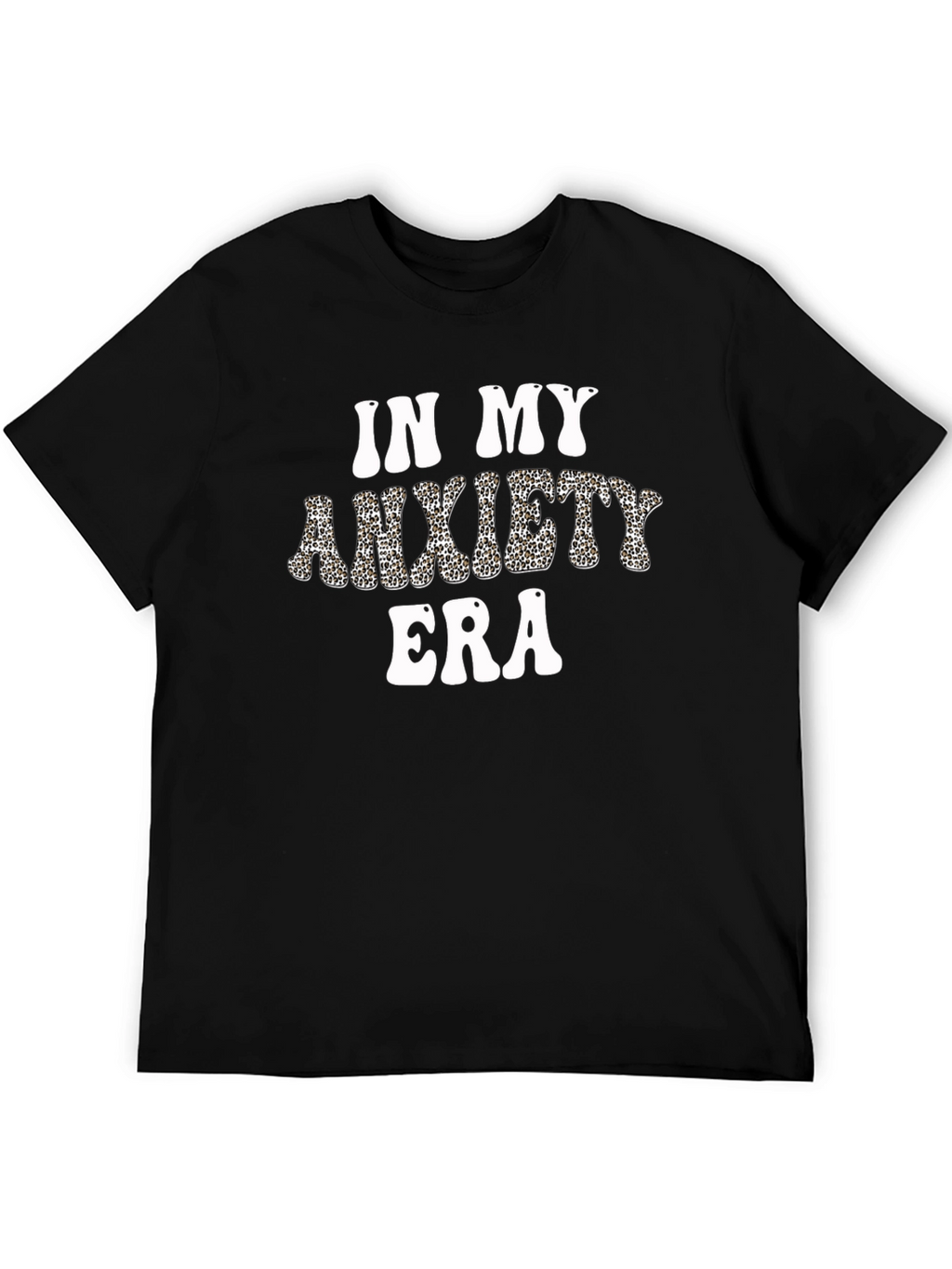 In My Anxiety Era Black Graphic Tee