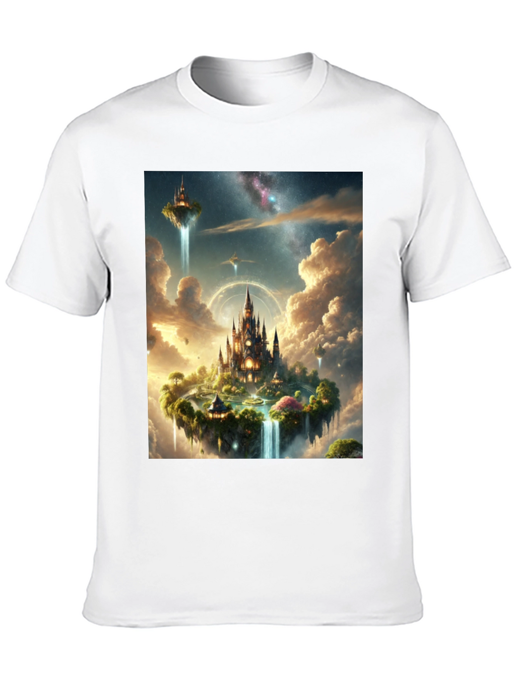Fantasy Island Graphic Tee - Black Cotton Shirt
