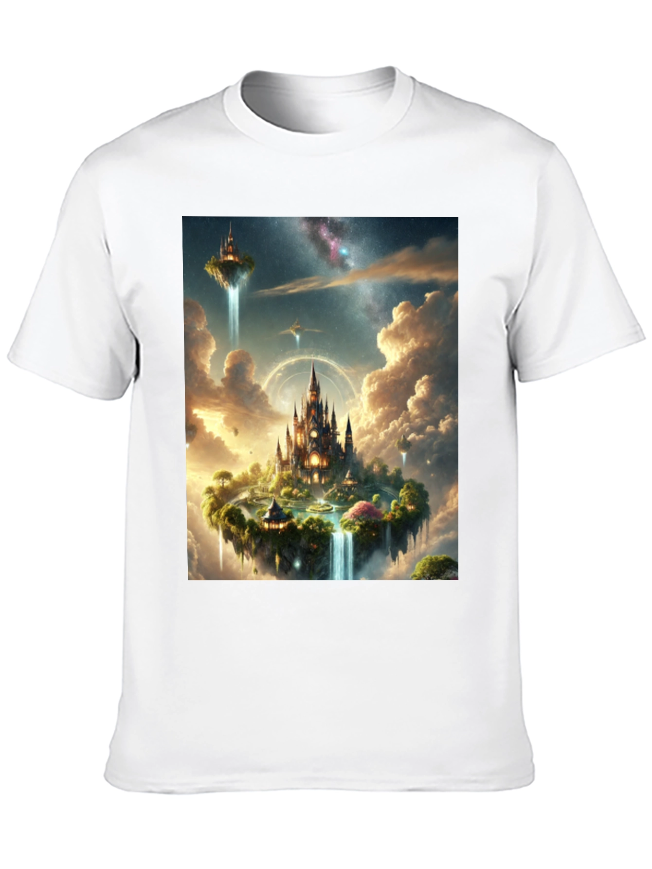 Fantasy Island Graphic Tee - Black Cotton Shirt