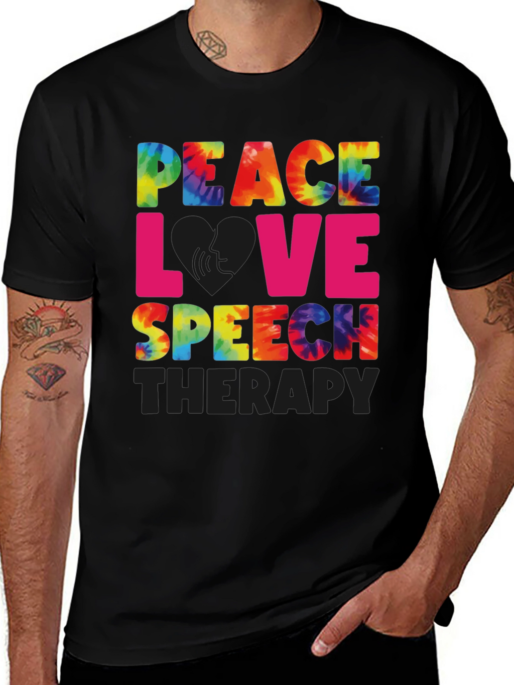 Peace Love Speech Therapy T-Shirt