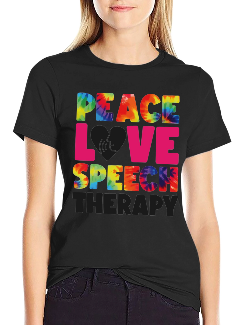 Peace Love Speech Therapy T-Shirt