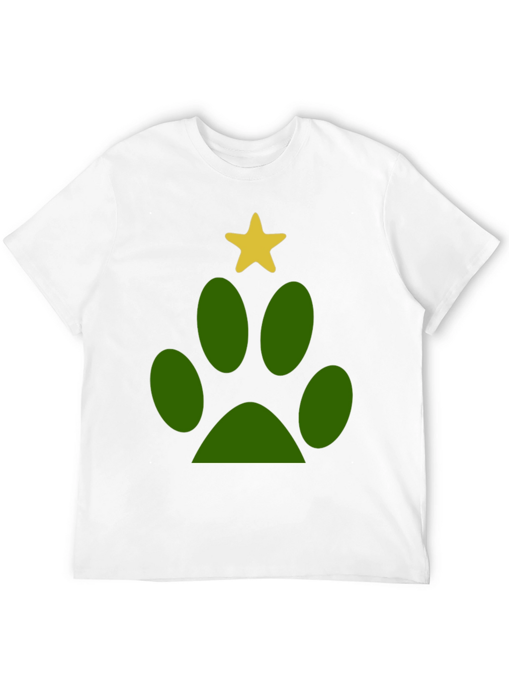 Paw Print Christmas T-Shirt