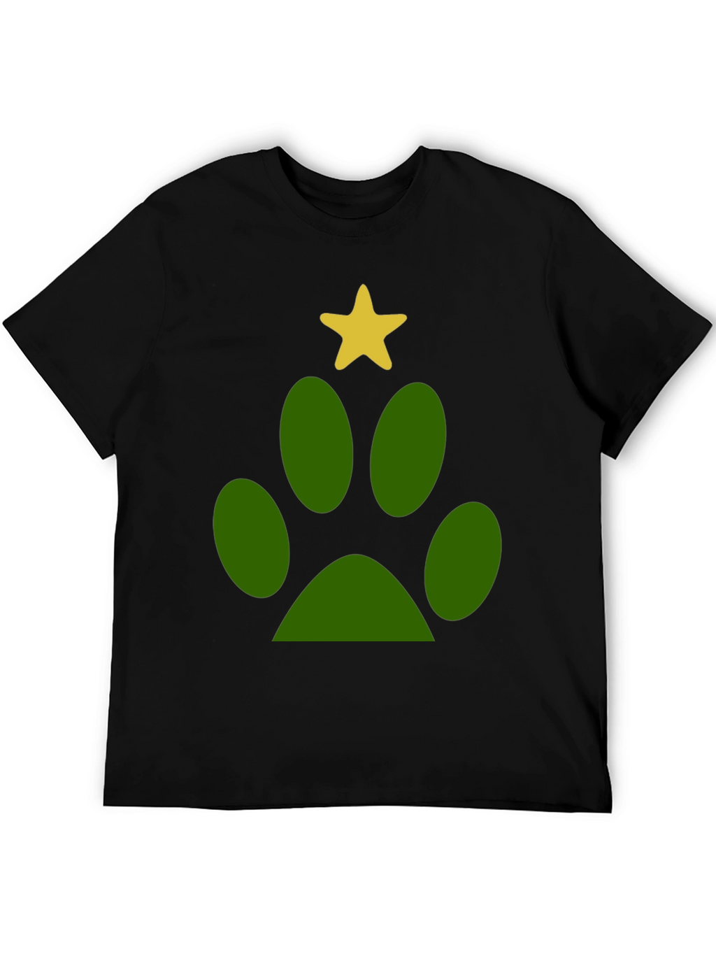 Paw Print Christmas T-Shirt