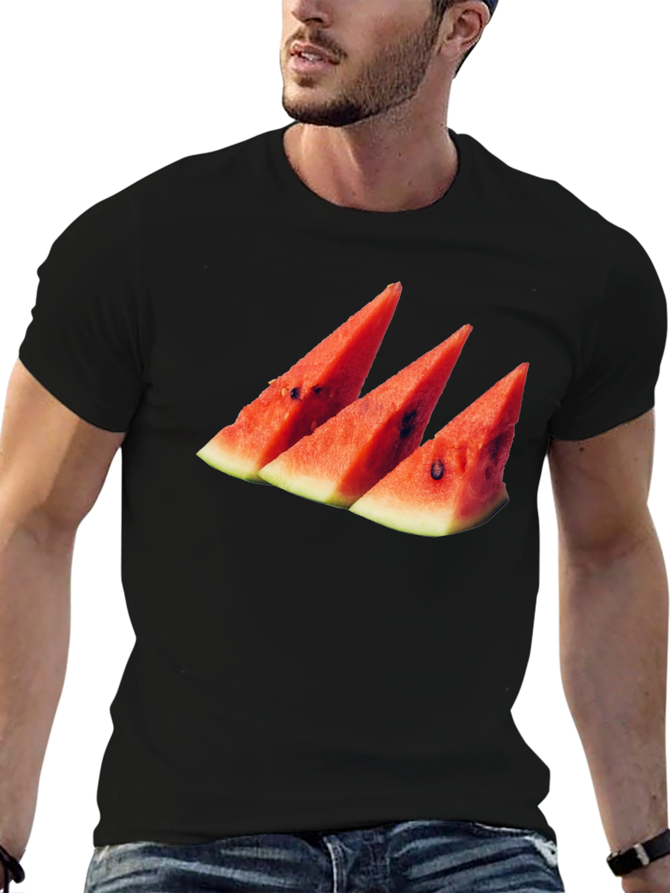 Watermelon Slice Graphic Tee - Summer Style!