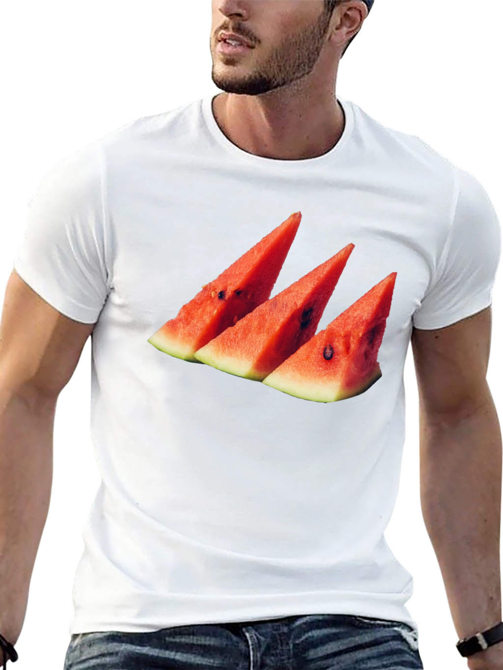 Watermelon Slice Graphic Tee - Summer Style!