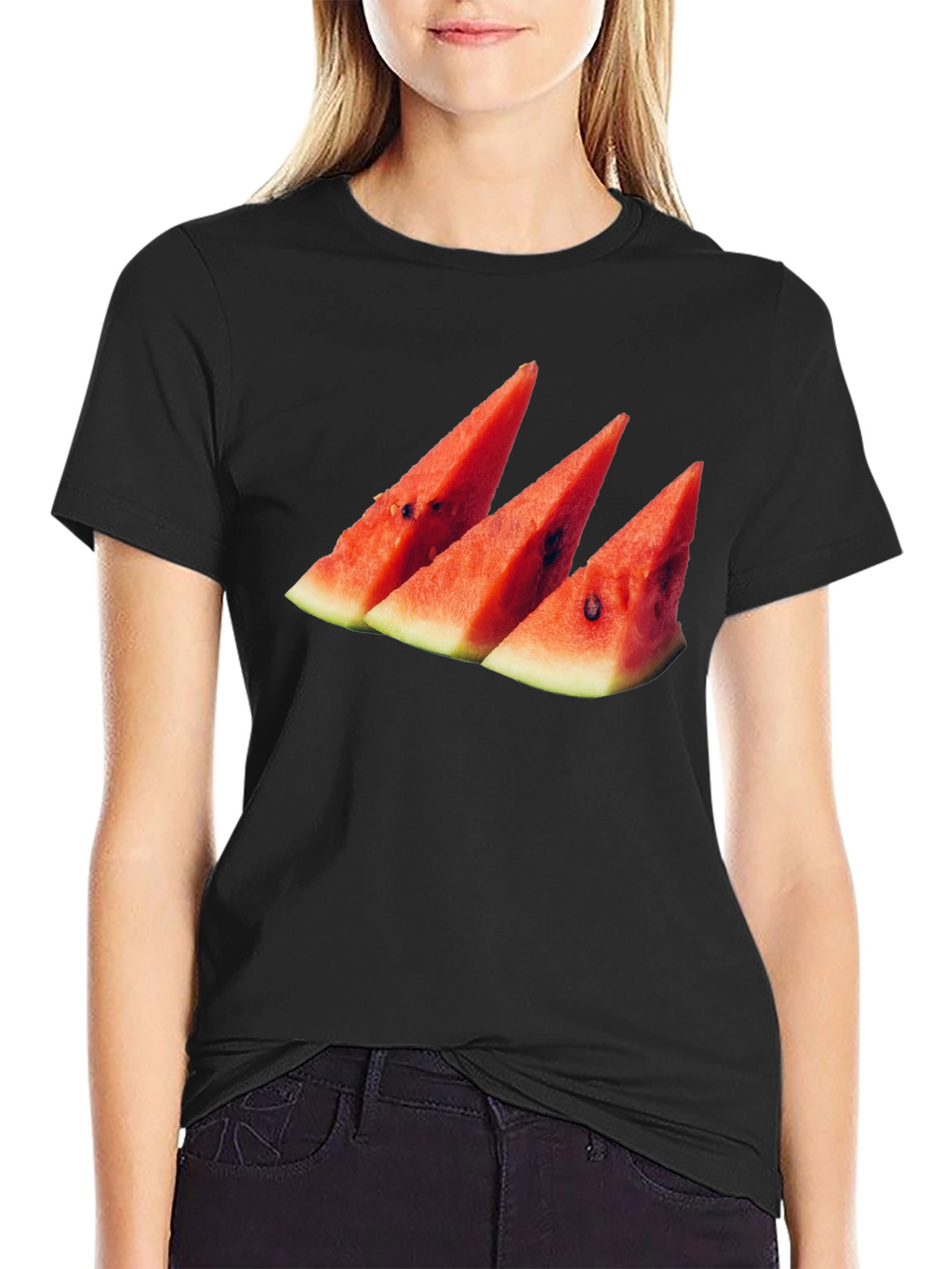 Watermelon Slice Graphic Tee - Summer Style!