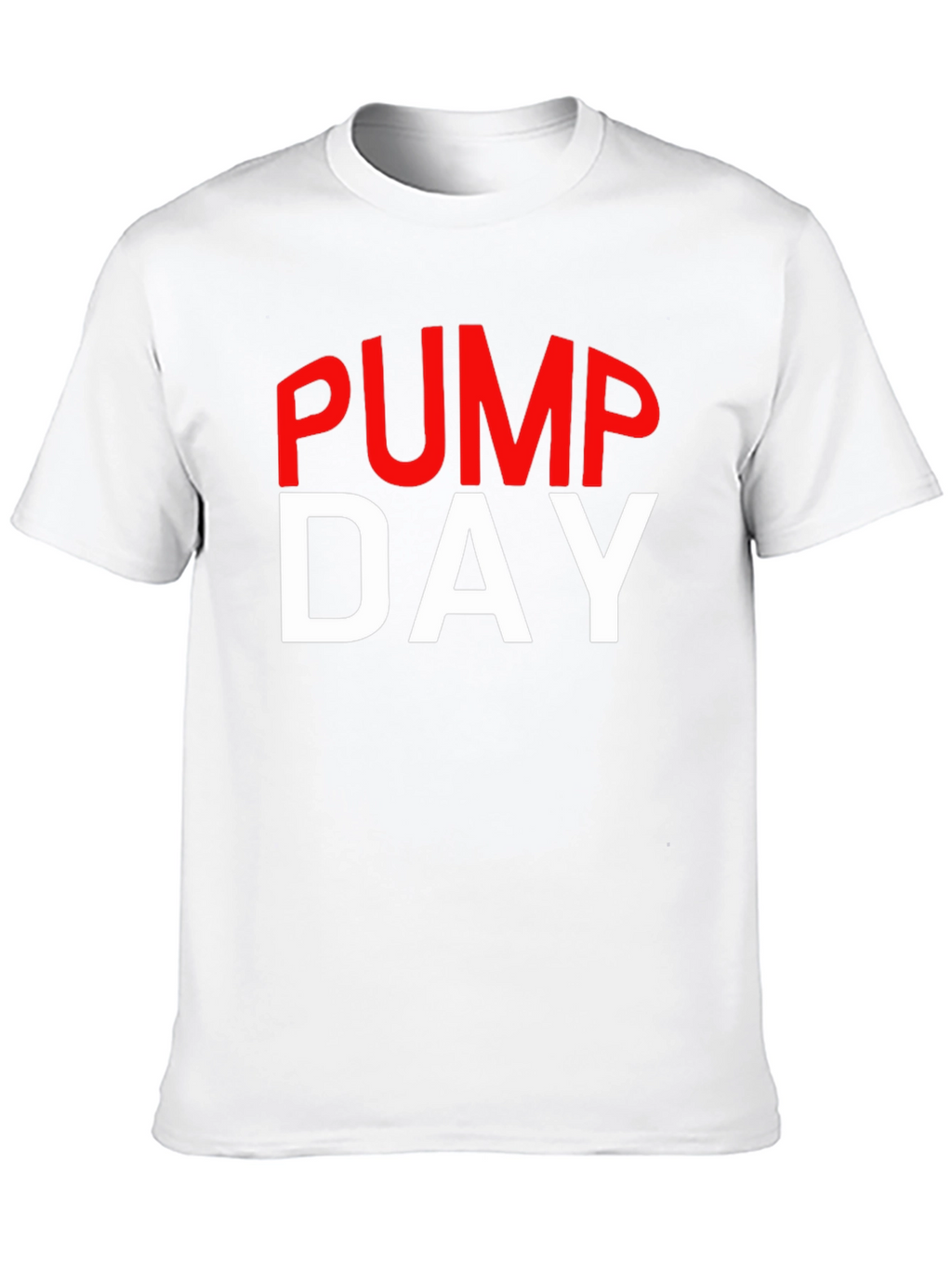 Pump Day Black Cotton T-Shirt
