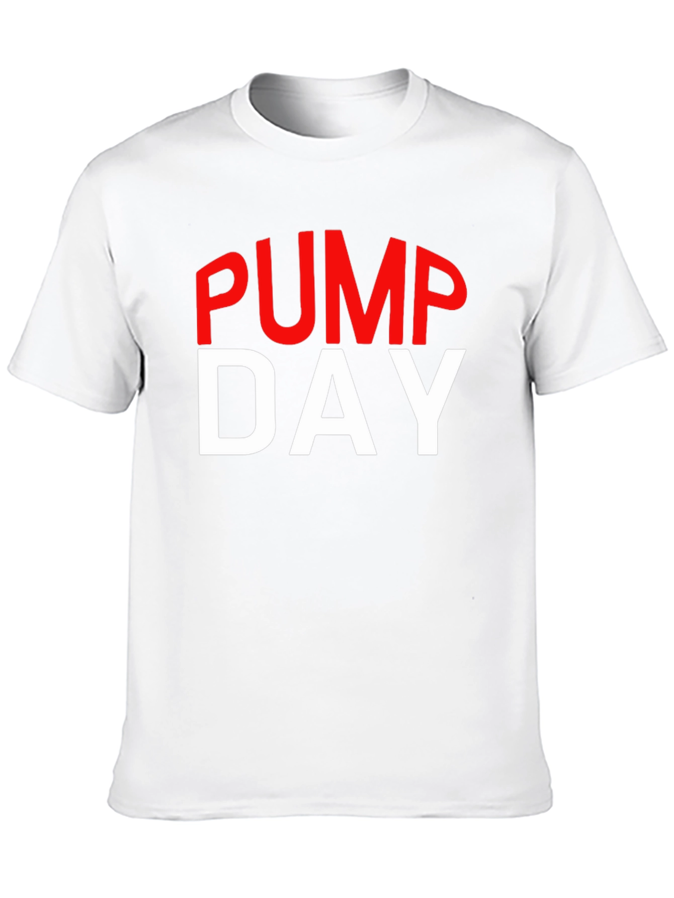 Pump Day Black Cotton T-Shirt