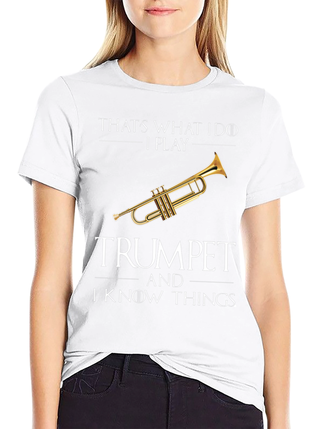 Trumpet Player T-Shirt - I Know Things