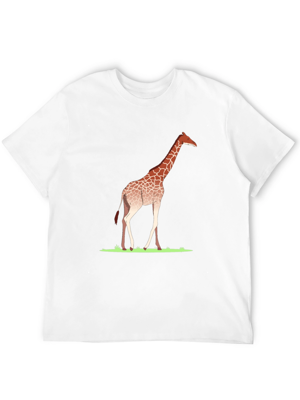 Giraffe Graphic Tee - Black Casual T-Shirt