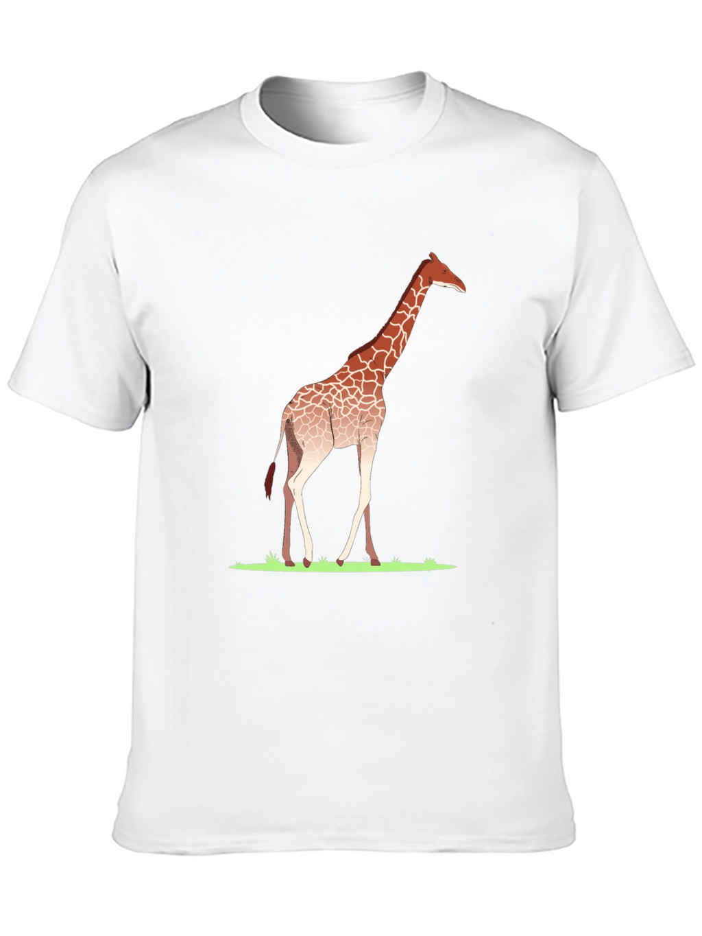 Giraffe Graphic Tee - Black Casual T-Shirt