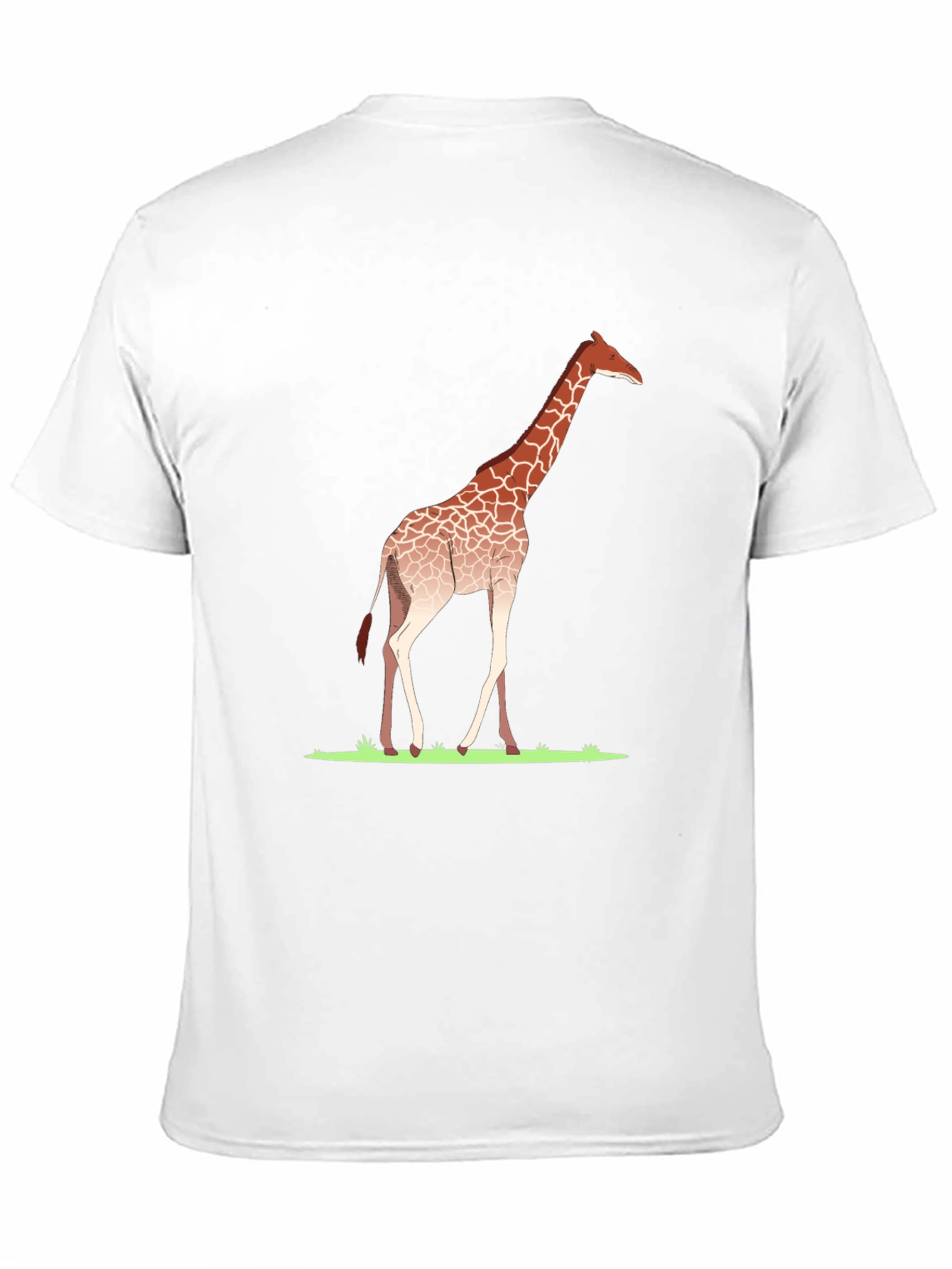 Giraffe Graphic Tee - Black Casual T-Shirt