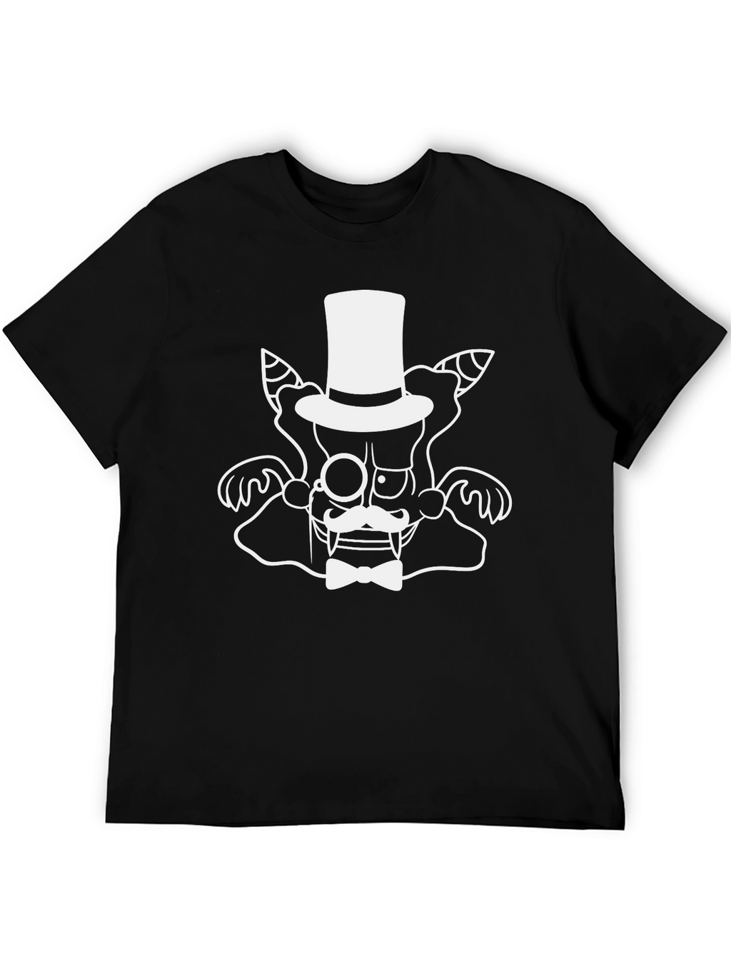 Vampire Top Hat Bow Tie Graphic Tee