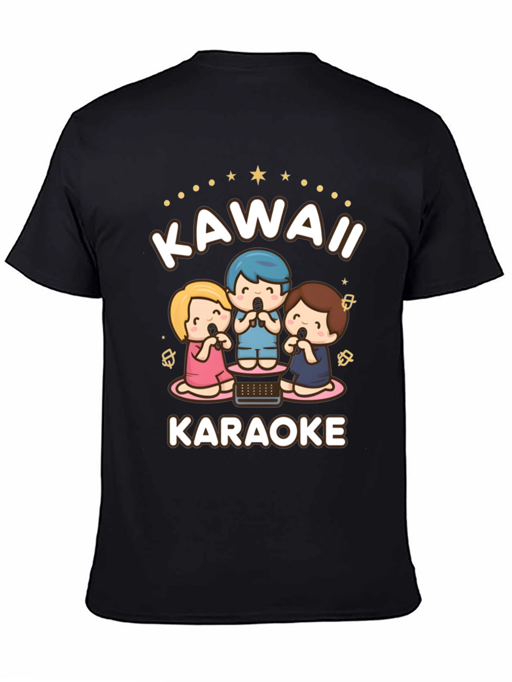 Kawaii Karaoke T-Shirt - Cute Cartoon Style